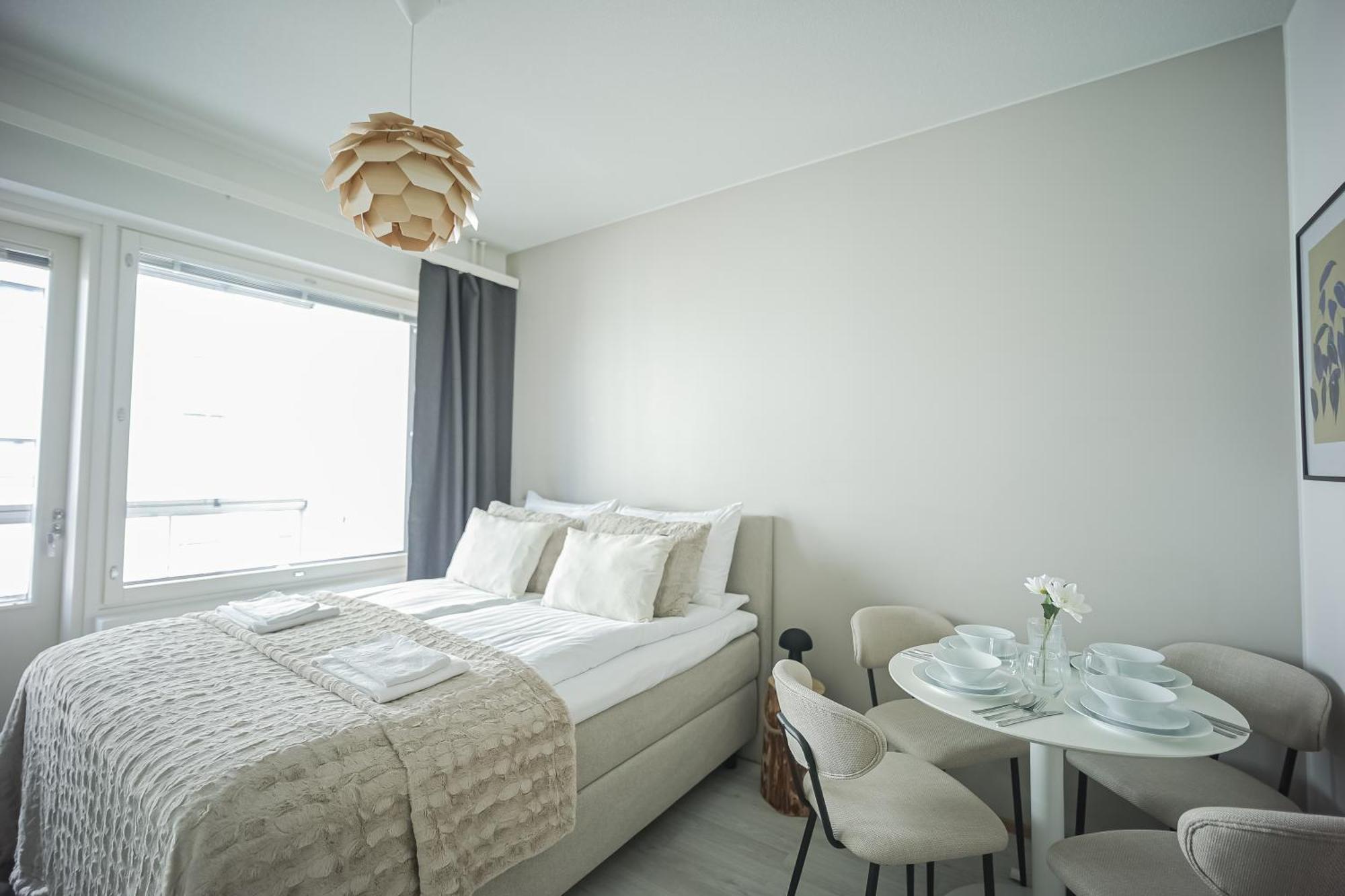 Aurora Apartments By Booklapland Rovaniemi Bagian luar foto