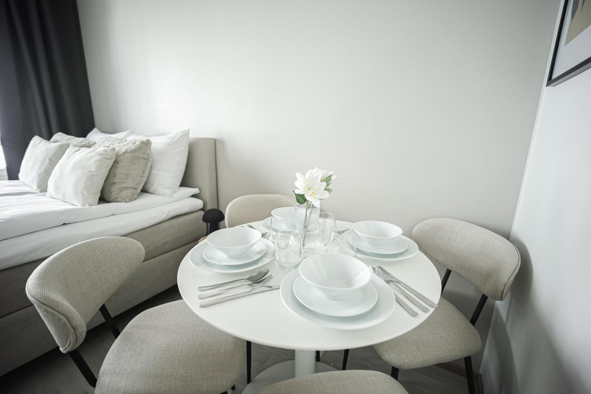 Aurora Apartments By Booklapland Rovaniemi Bagian luar foto