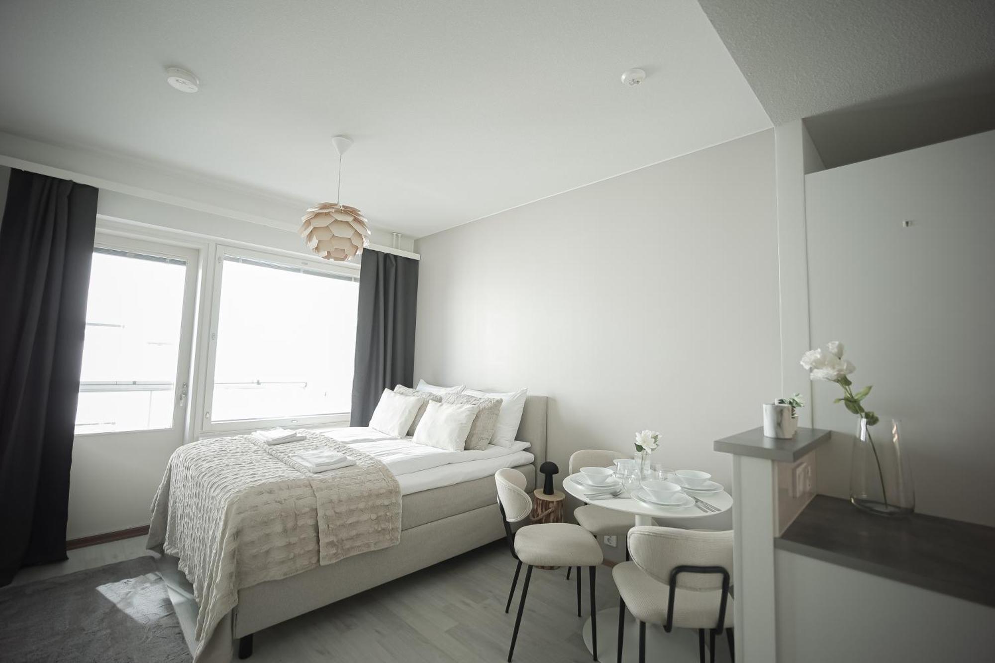 Aurora Apartments By Booklapland Rovaniemi Bagian luar foto